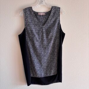 Philosophy Republic Clothing Women’s Black and White Tank Top SZ Medium